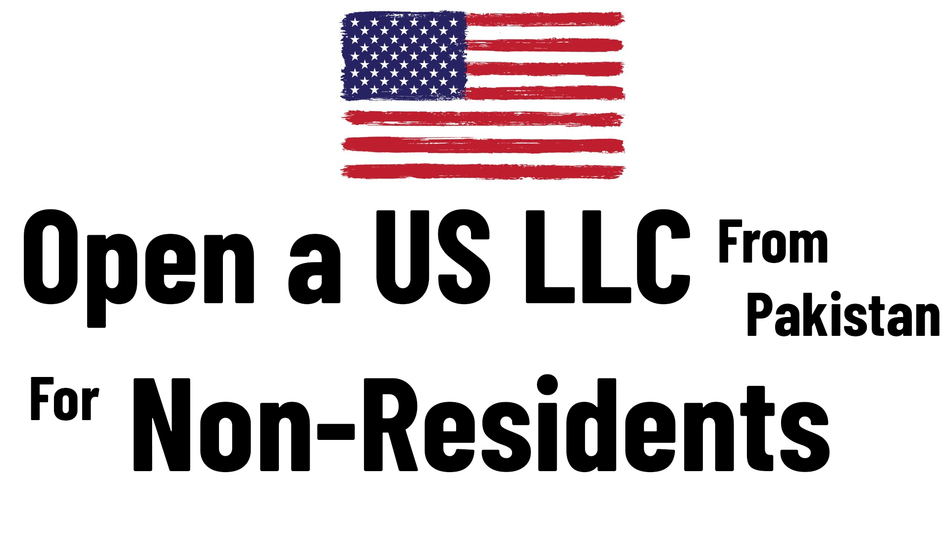 Usa LLC Formation from Pakistam